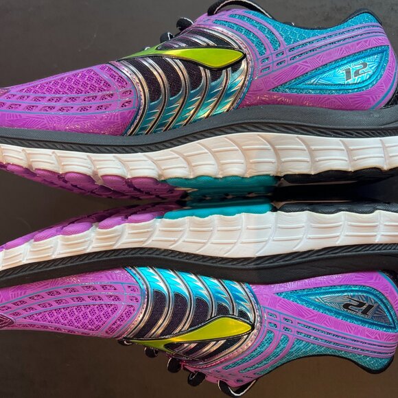 Brand New Brooks Glycerin 12 Size 8 Purple and Turquoise - Picture 4 of 4